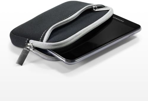 Case Boxwave Case компатибилен со Meizu Pro 6 Plus - Softsuit со џеб, мека торбичка Неопрена покривка на ракав Зипер џеб за