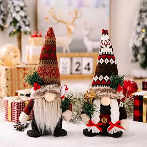 Rуниор - Божиќни украси во затворен простор - Christmas gnomes, шведски мали украси за таблети, Божиќни декор, декорацион Навидеша