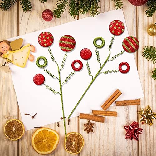 6 Парчиња Новогодишна Елка Избира Украсување На Гранки Украси За Новогодишна Елка Бонбони Шекерче Спреј Избира Божиќни Бонбони