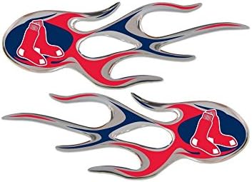MLB Boston Red Sox Micro Flame Graphics Decal