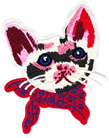 XXL Екстра голема убава мачка мачка мачка лепенка 22 см - значка - закрпи - girly - јакна - худи - девојки - Апликација - стил