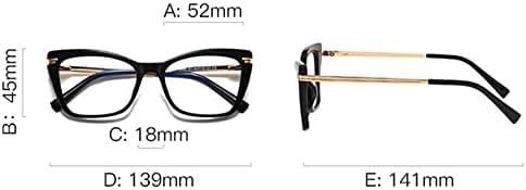 Ресвио очила за читање за жени пластични рамки за жени трендовски квадратни читатели транспарентни