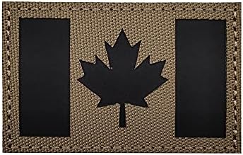 Инфрацрвена ИР Канада знаме за лепенка Морал канадски јавор тактичка воена униформа армија мотоцикли моторциклички закрпи за