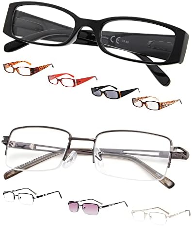 Gr8Sight Ретро Очила За Читање Вклучуваат Очила За Сонце Жените И Мажите Пакет +1.75