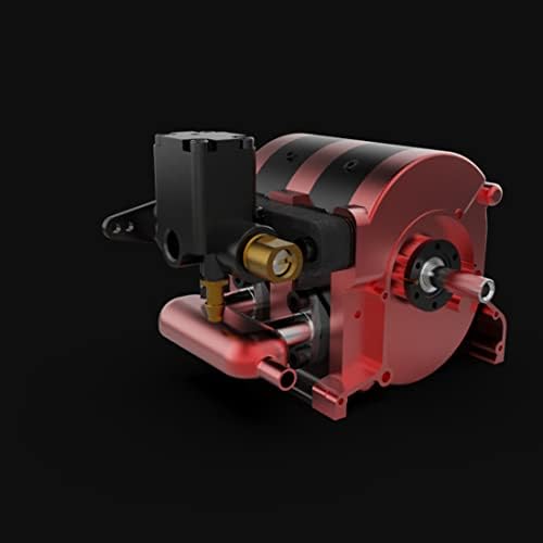 EngineDiy Toyan RS-L200 RC Nitro Twin-Rotor Engine Model кој работи за возрасни, мотор со внатрешно согорување со вода ладен
